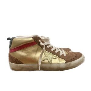 Golden Goose Midstar, Brown/Gold/Red